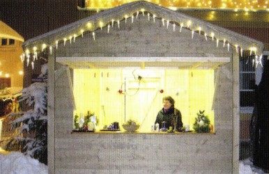 Weihnachtsmarkthütte